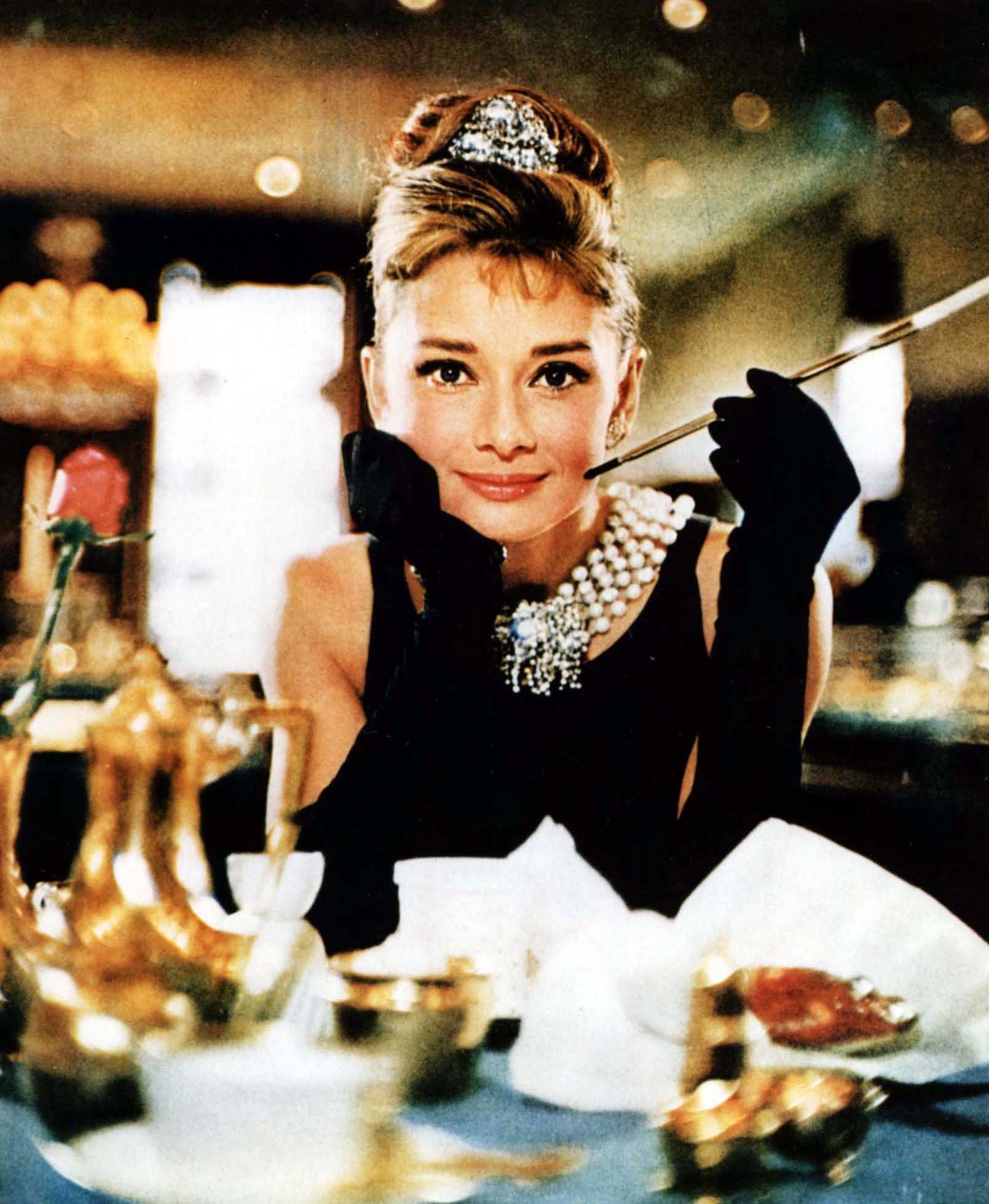 Audrey Hepburn en Desayuno con diamantes