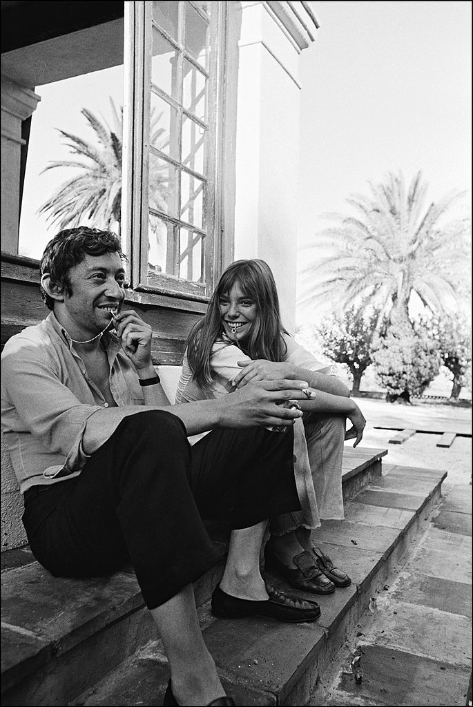 Serge Gainsbourg y Jane Birkin durante un descanso del rodaje de La Piscine, en Saint Tropez. Fue en agosto de 1968.