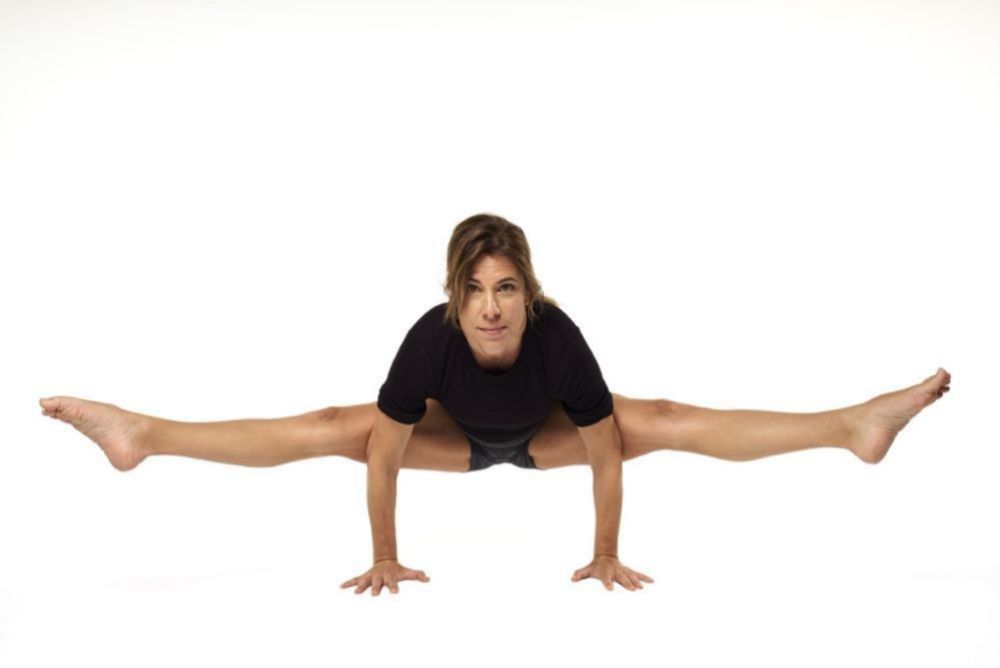 La yogui Patricia Galatas ejecutando una de sus asanas.