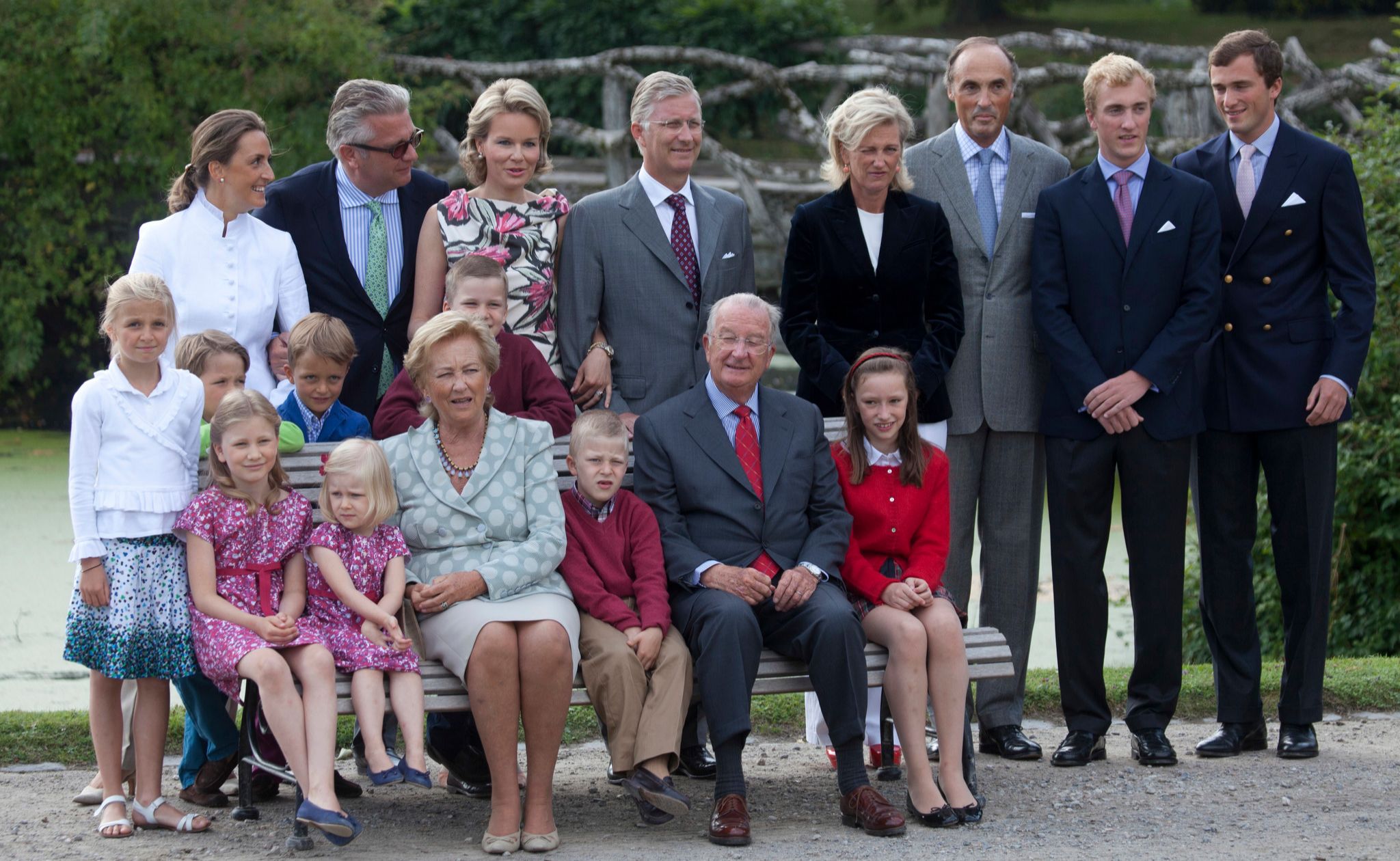 La familia real belga al completo (2012).