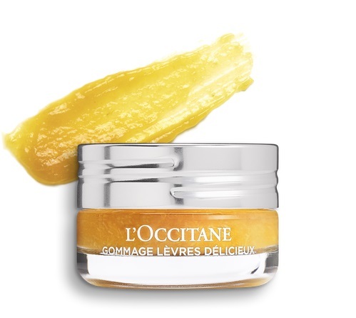 Exfoliante de labios de L'Occitane, a base de frutas y de vitamina E. (Precio: 19 euros)