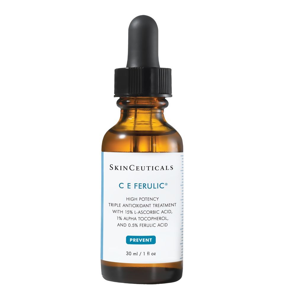 Sérum CE Ferulic de Skinceuticals (155 euros) con vitamina C y ácido ferúlico, corrige manchas, arrugas y previene el envejecimiento celular prematuro.