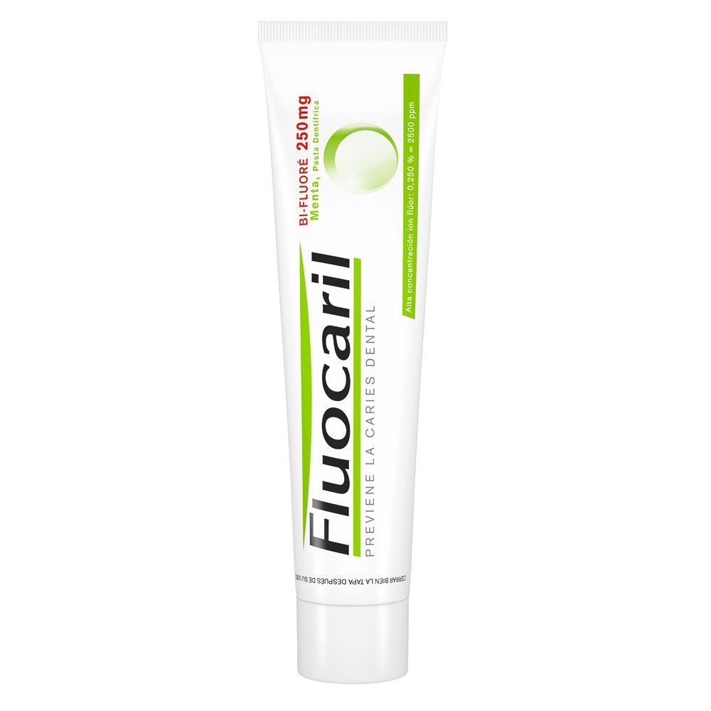 Pasta de dientes Fluocaril Bi-Fluoré.