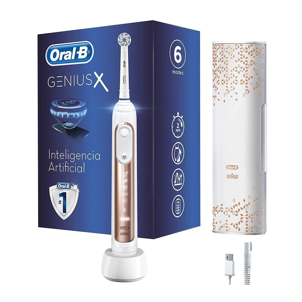 Cepillo de dientes eléctrico Genius X de Oral-B.
