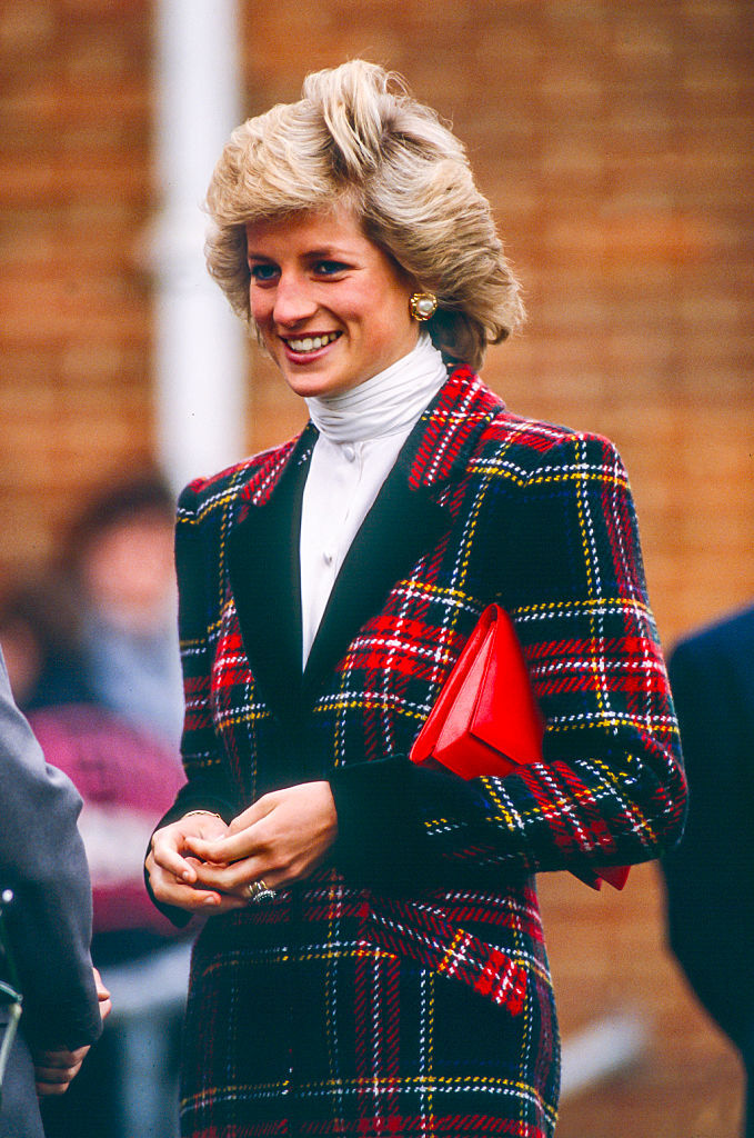 Lady Diana en una visita a Portsmouth en 1989.