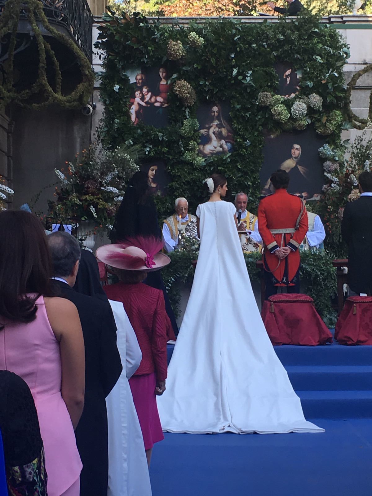 La boda de Sofía Palazuelo y Fernando Fitz-James Stuart en el Palacio de Liria.