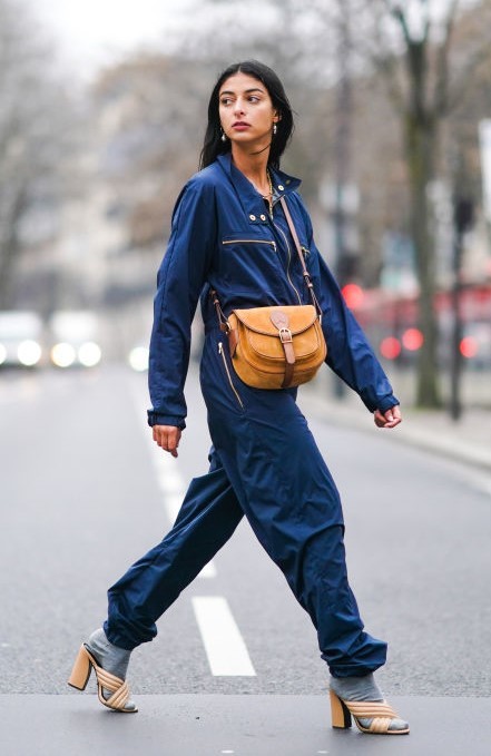 Melanie Darmon en las calles de París en febrero de 2021.
