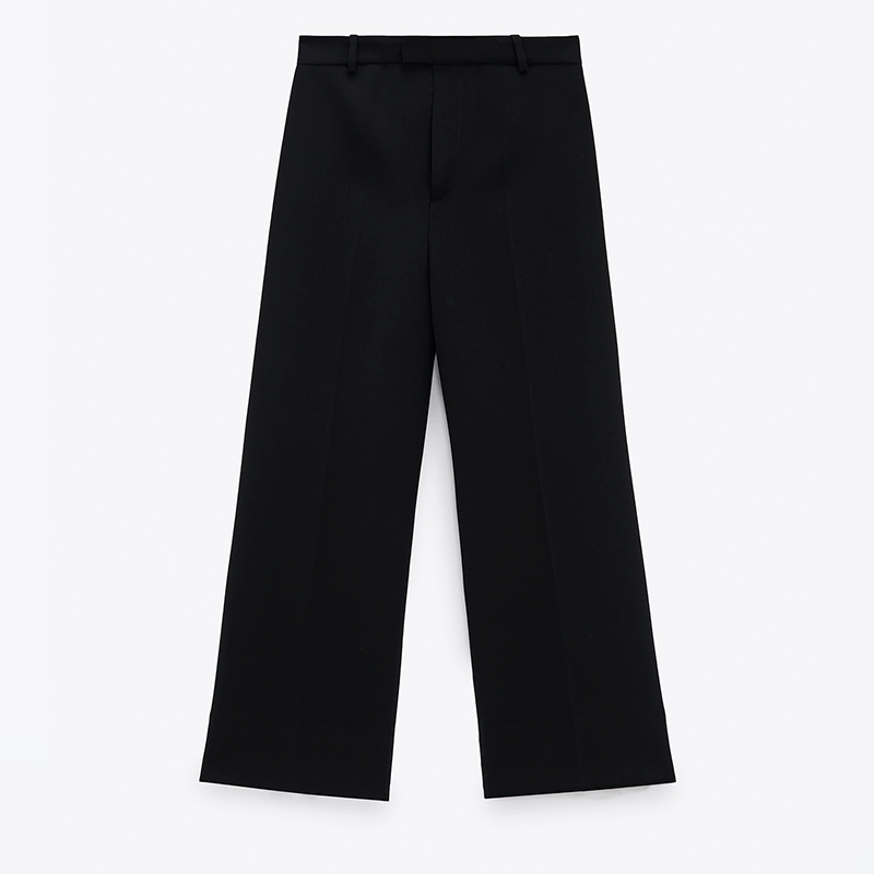 Pantalon culotte negro