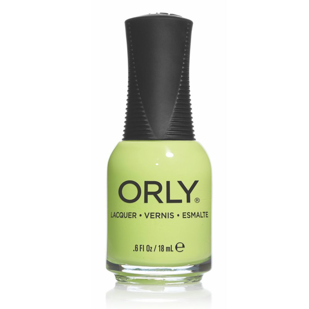 Laca de uñas Key Lime Twist de Orly.