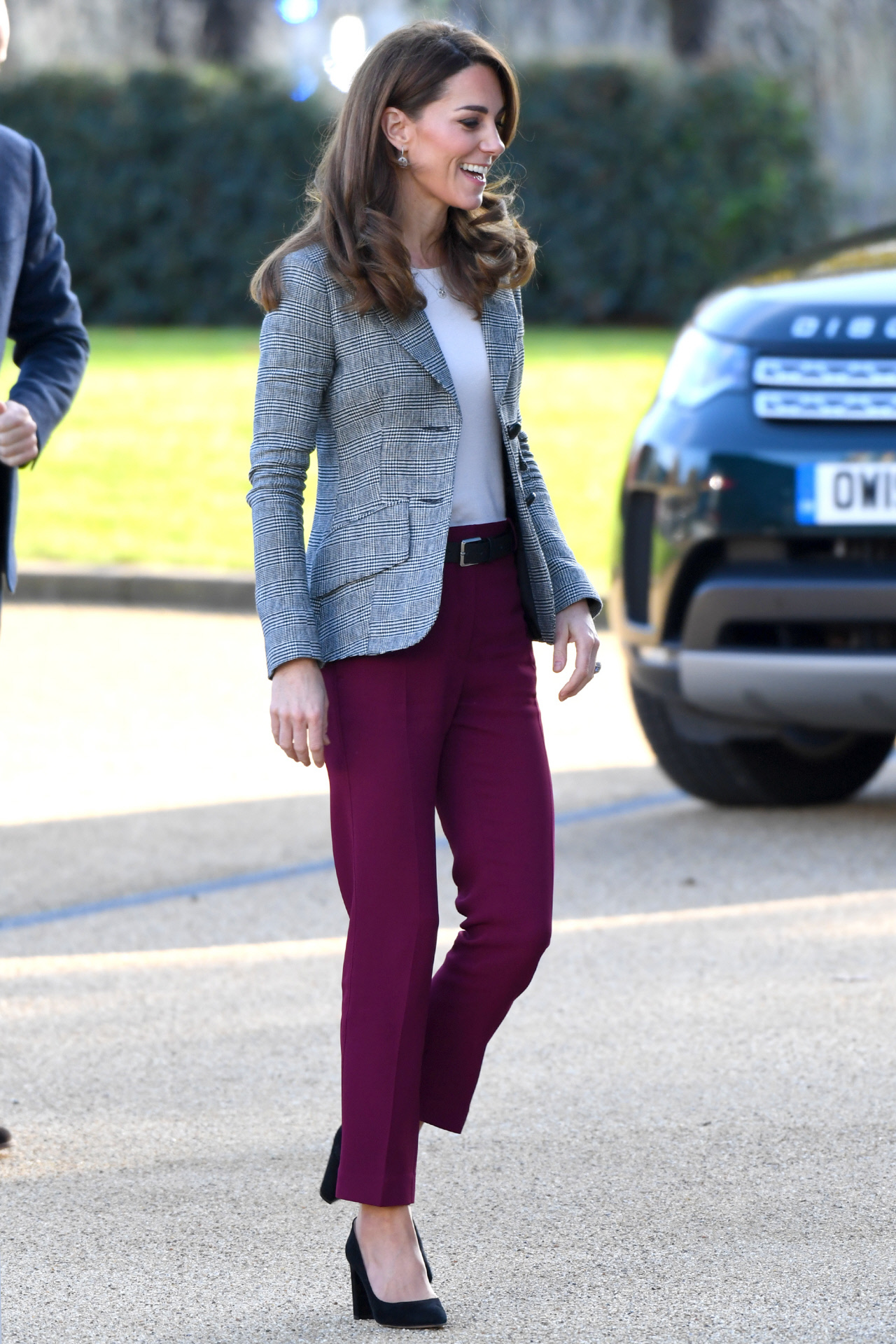 Kate Middleton con chaqueta de Smythe.