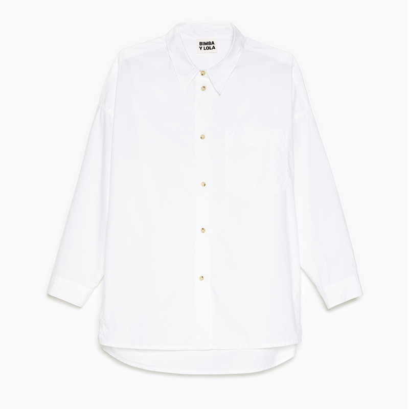 Camisa blanca oversize