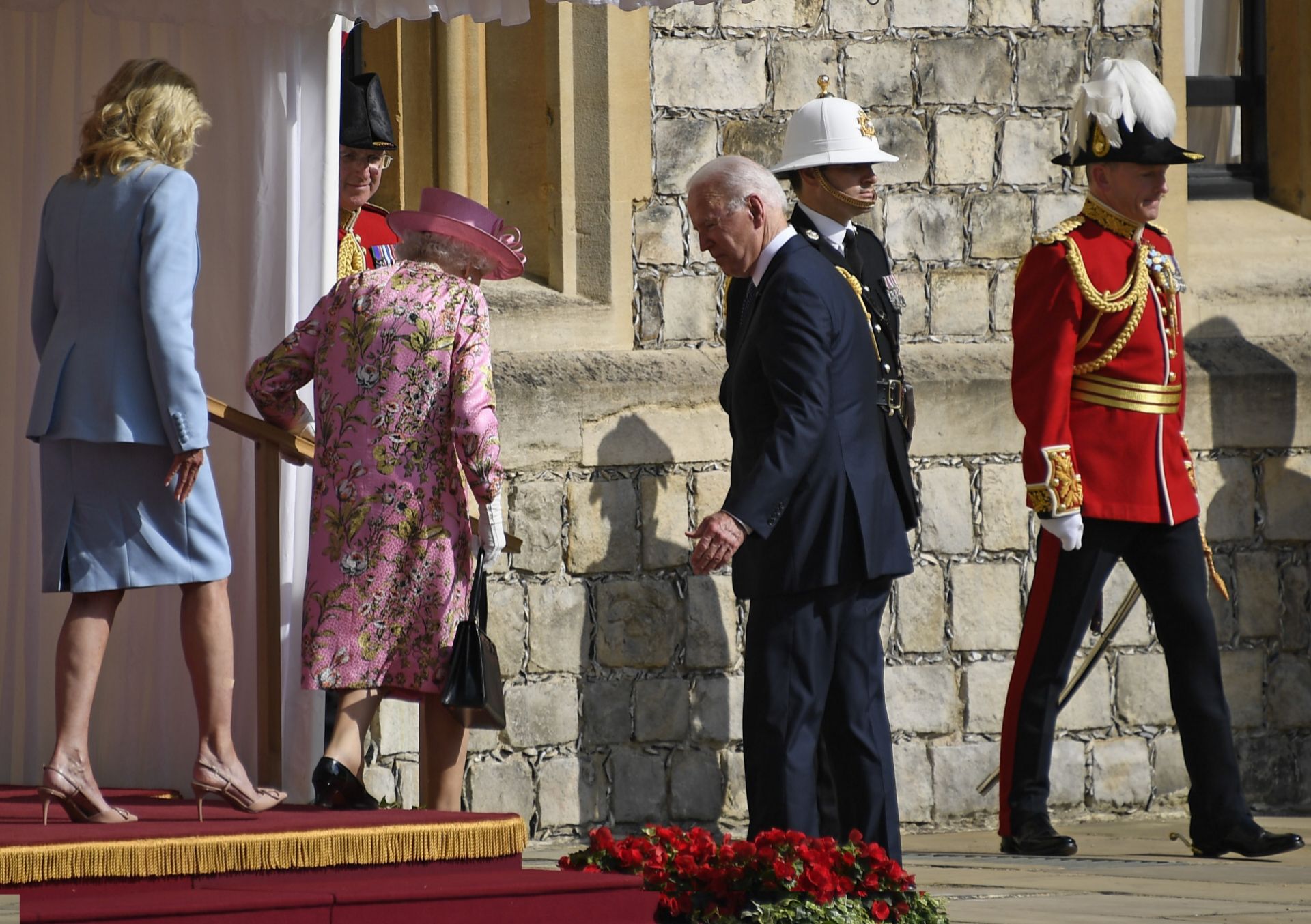 Ceremonia en el castillo de Windsor