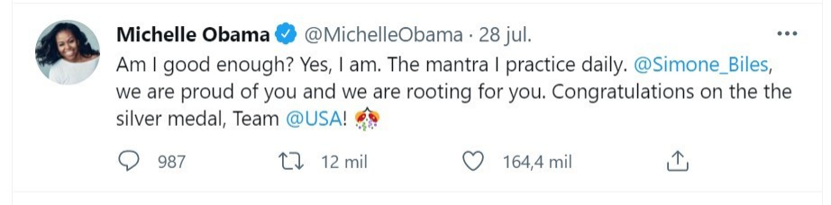 Twitter de Michelle Obama