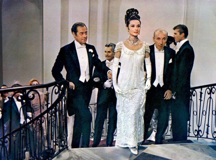 El vestido diseñado por Givenchy para Kendall Jenner recordaba al diseño que llevó Audrey Hepburn en la película My Fair Lady.