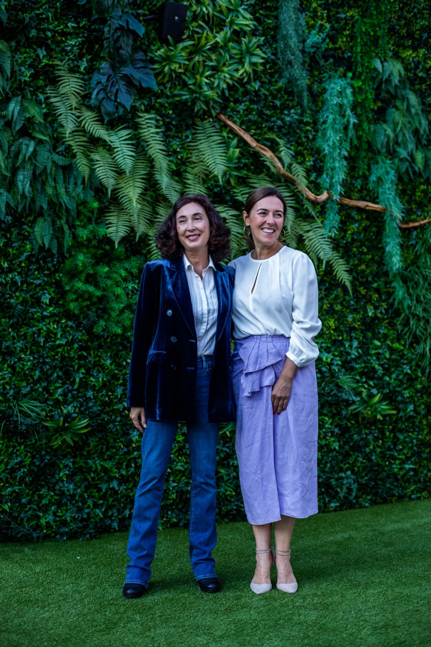 Olga Ruiz, directora de TELVA, con Elsa Punset, directora de contenidos del congreso.