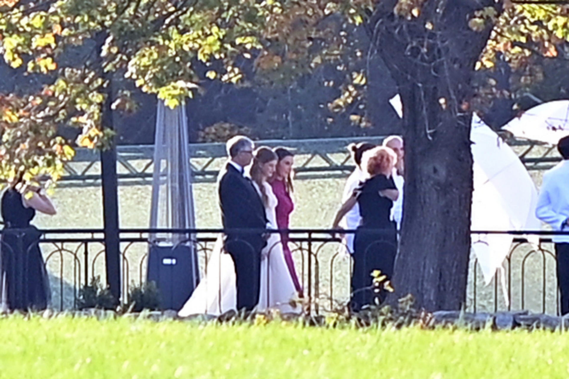 Jennifer Gates con sus padres Bill y Melinda.