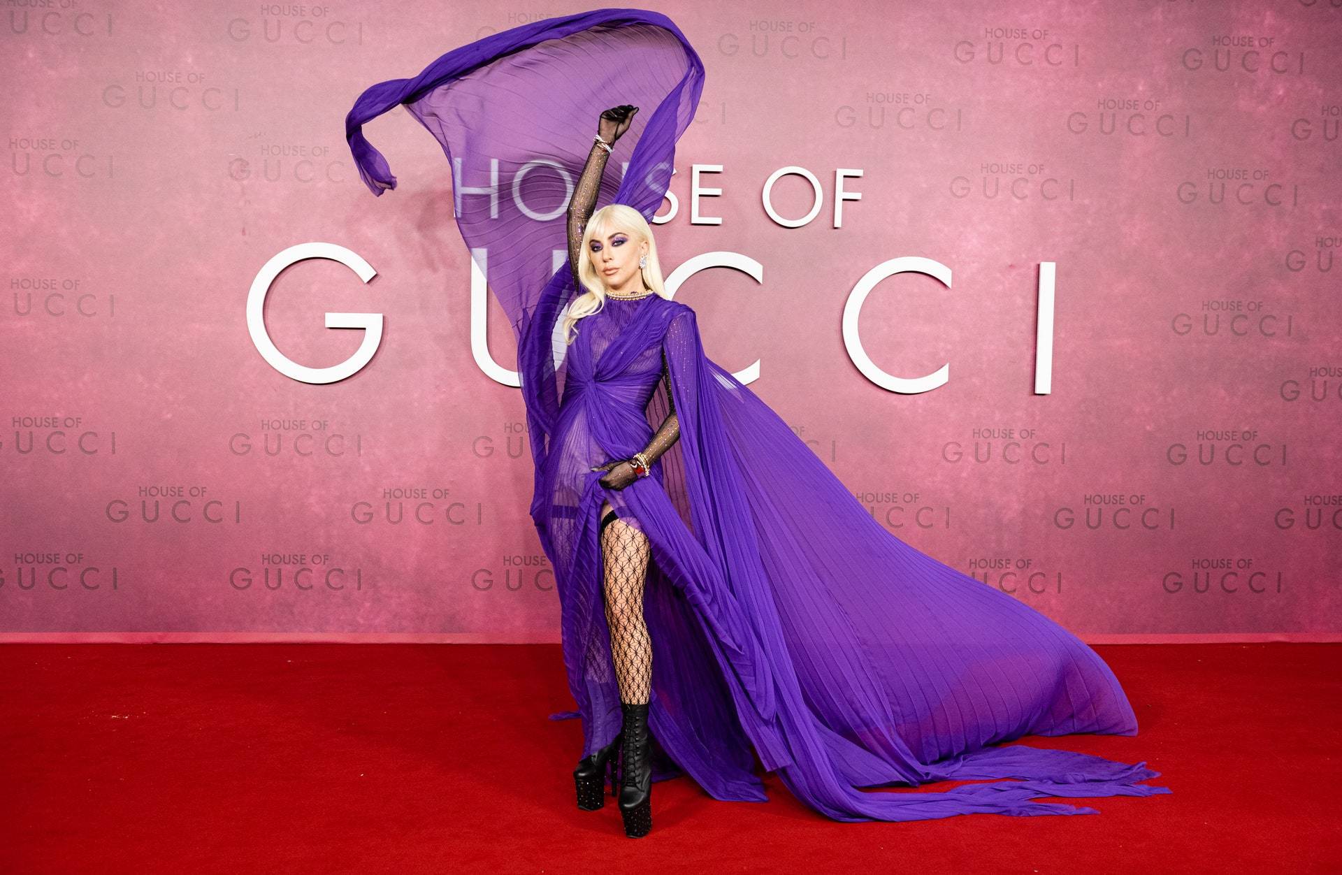 Lady Gaga en el estreno de House of Gucci