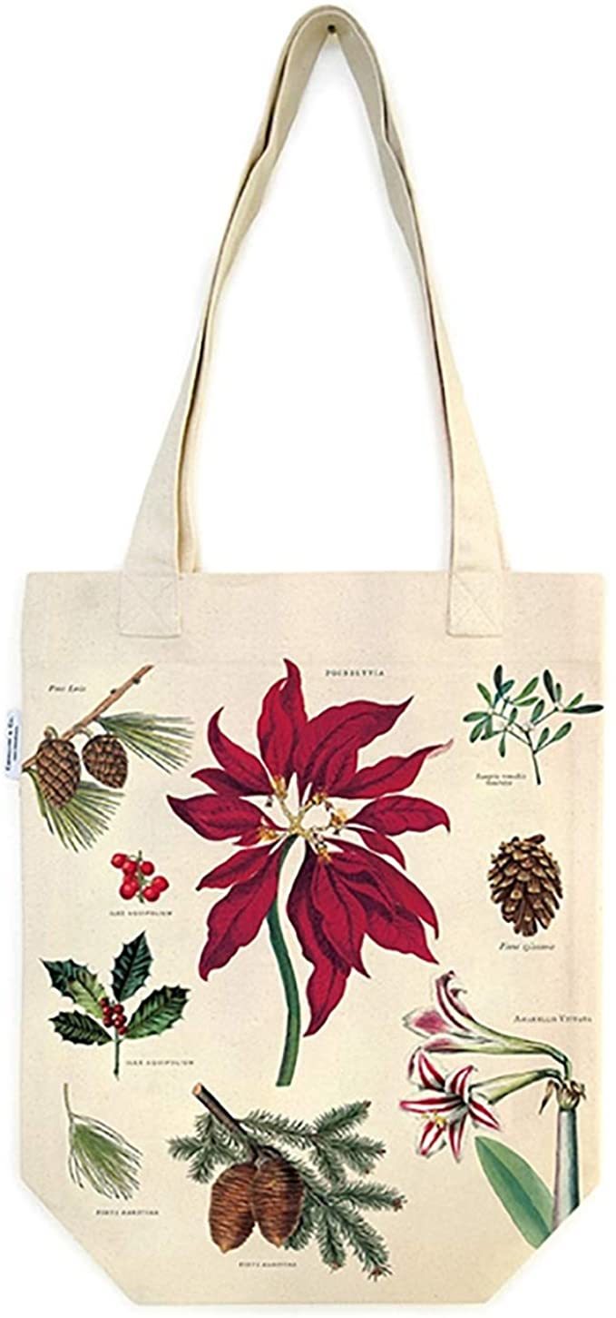 Tote Bag Botánico. Cavallini Papers & Co., de venta en Amazon (23,61 euros)