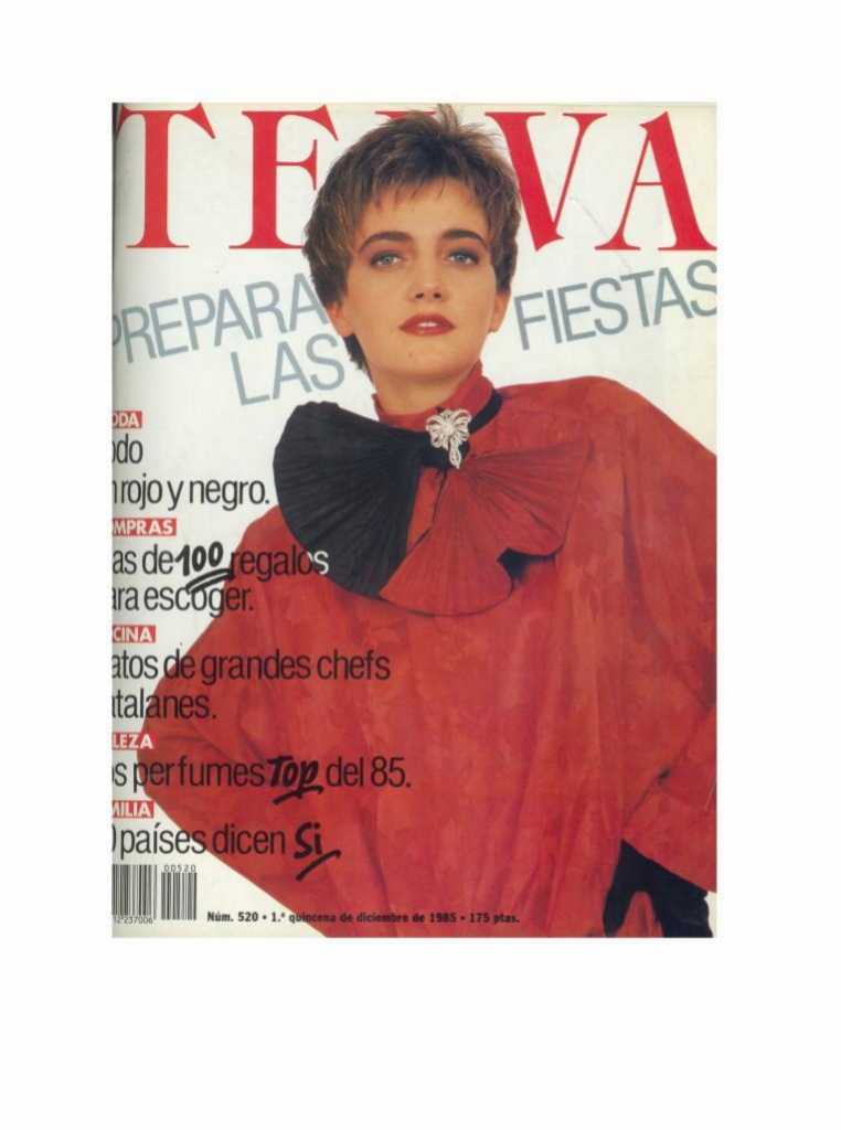 Julia Martínez, portada de TELVA