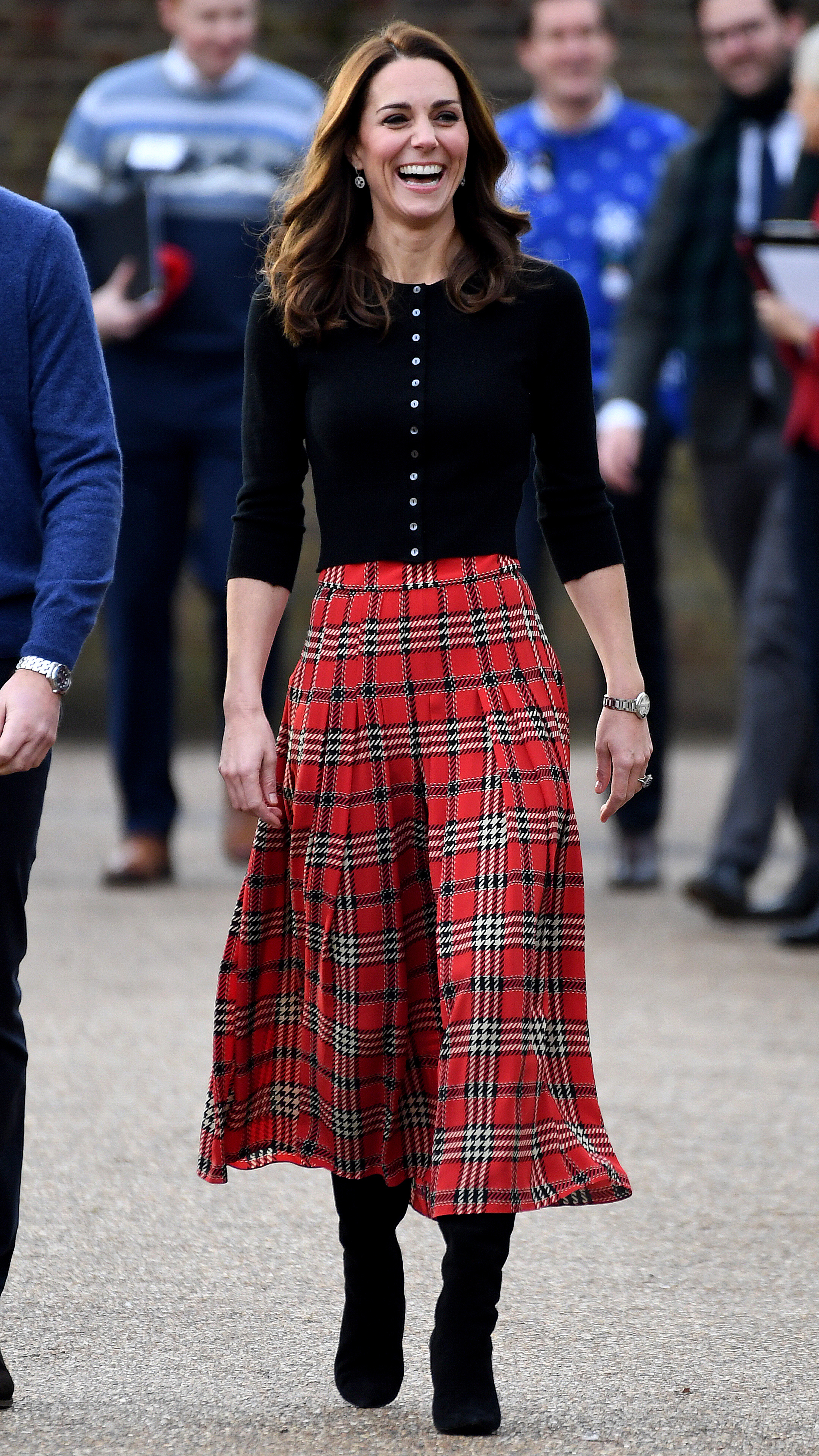 La falda tartán de Kate Middleton.