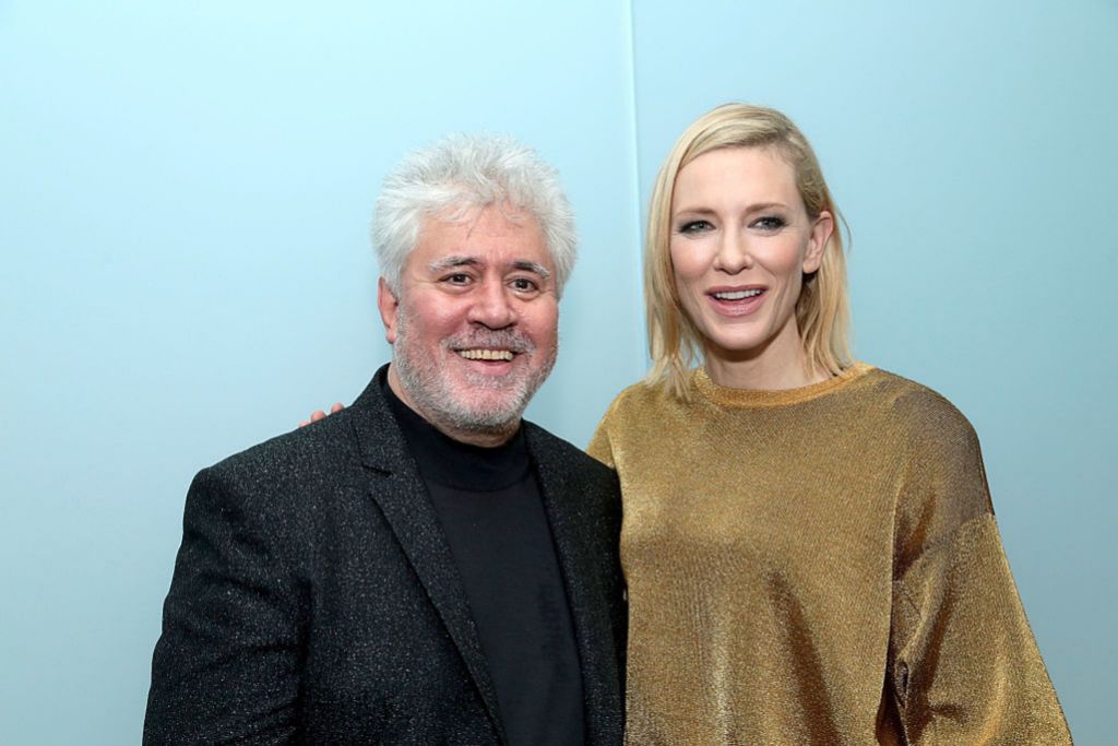 Cate Blanchett y Pedro Almodóvar