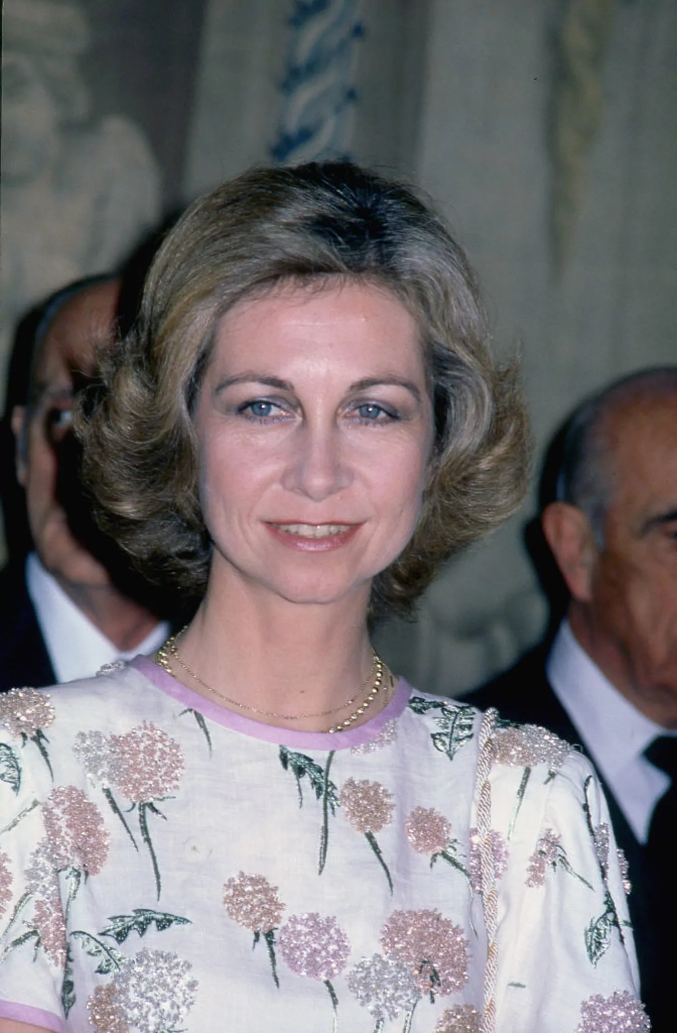 La reina Sofía en una visita oficial a Roma en 1981.