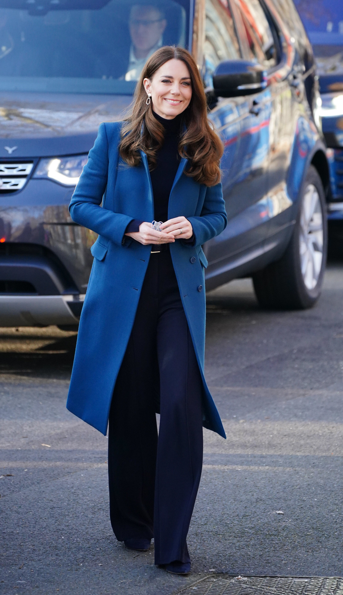 El look de Kate Middleton durante una visita en Londres
