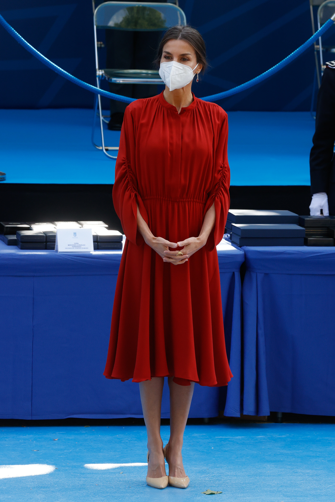 El vestido rojo de la Reina Letizia