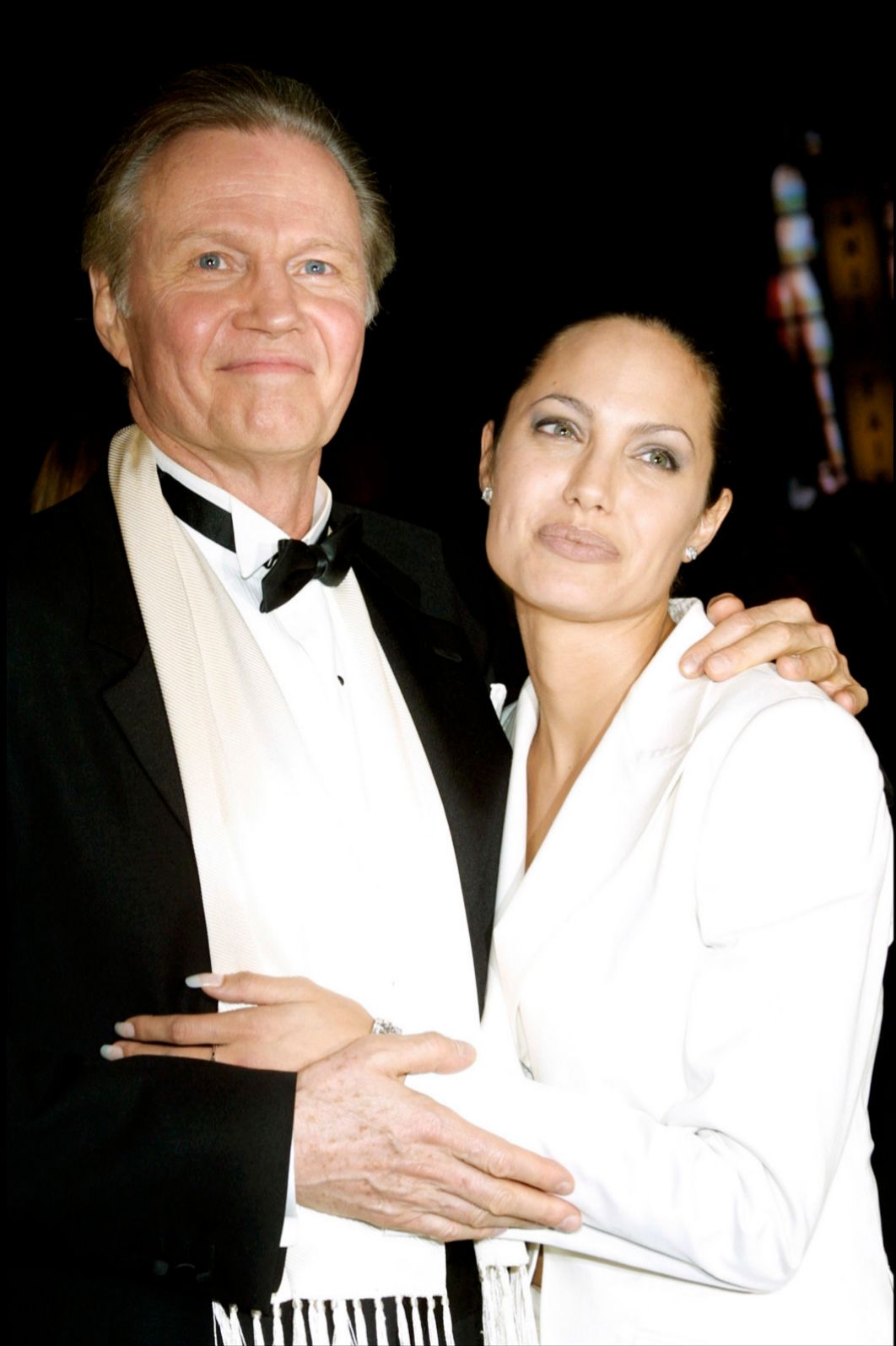 Angelina Jolie con su padre