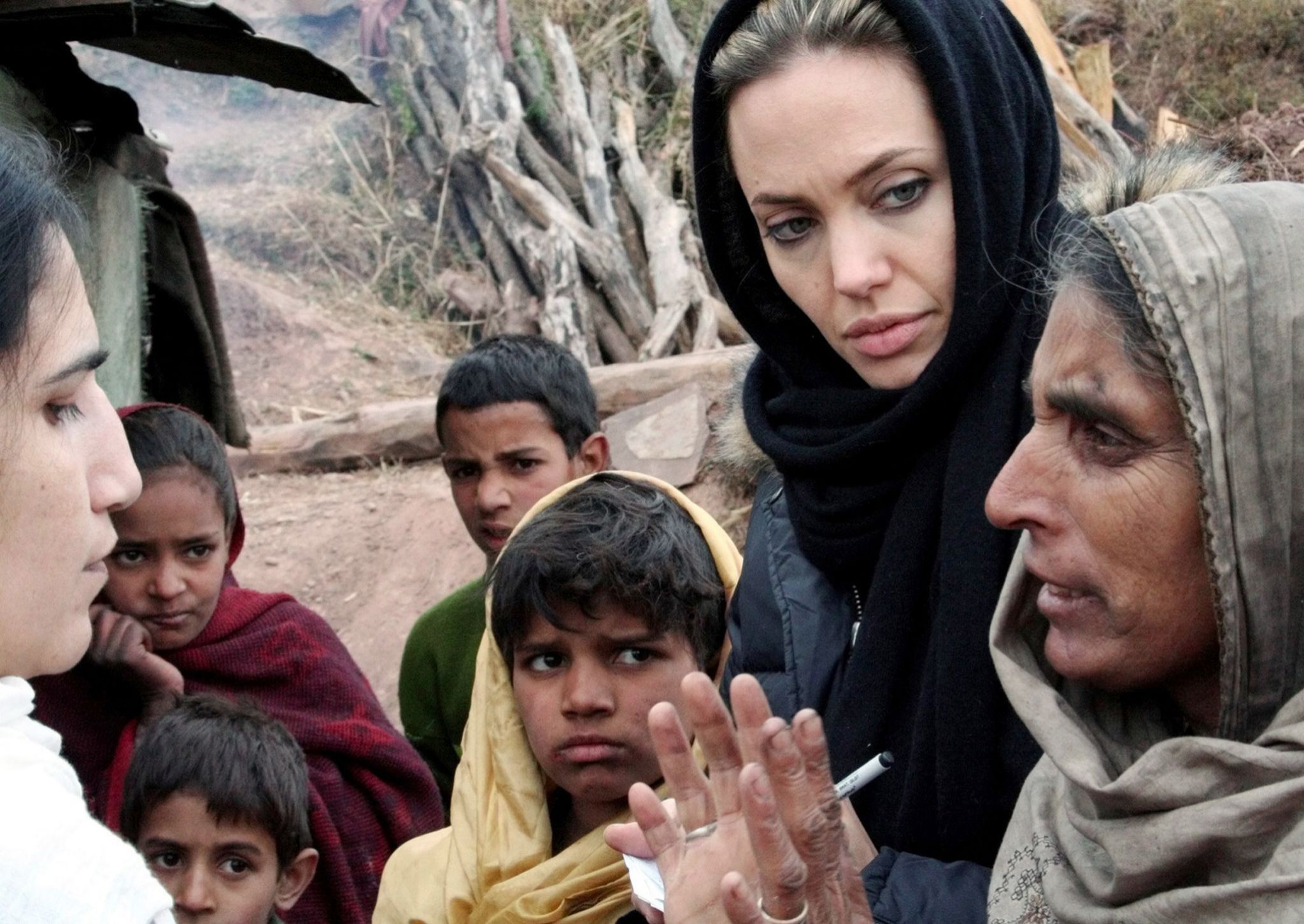 Angelina Jolie en Pakistán