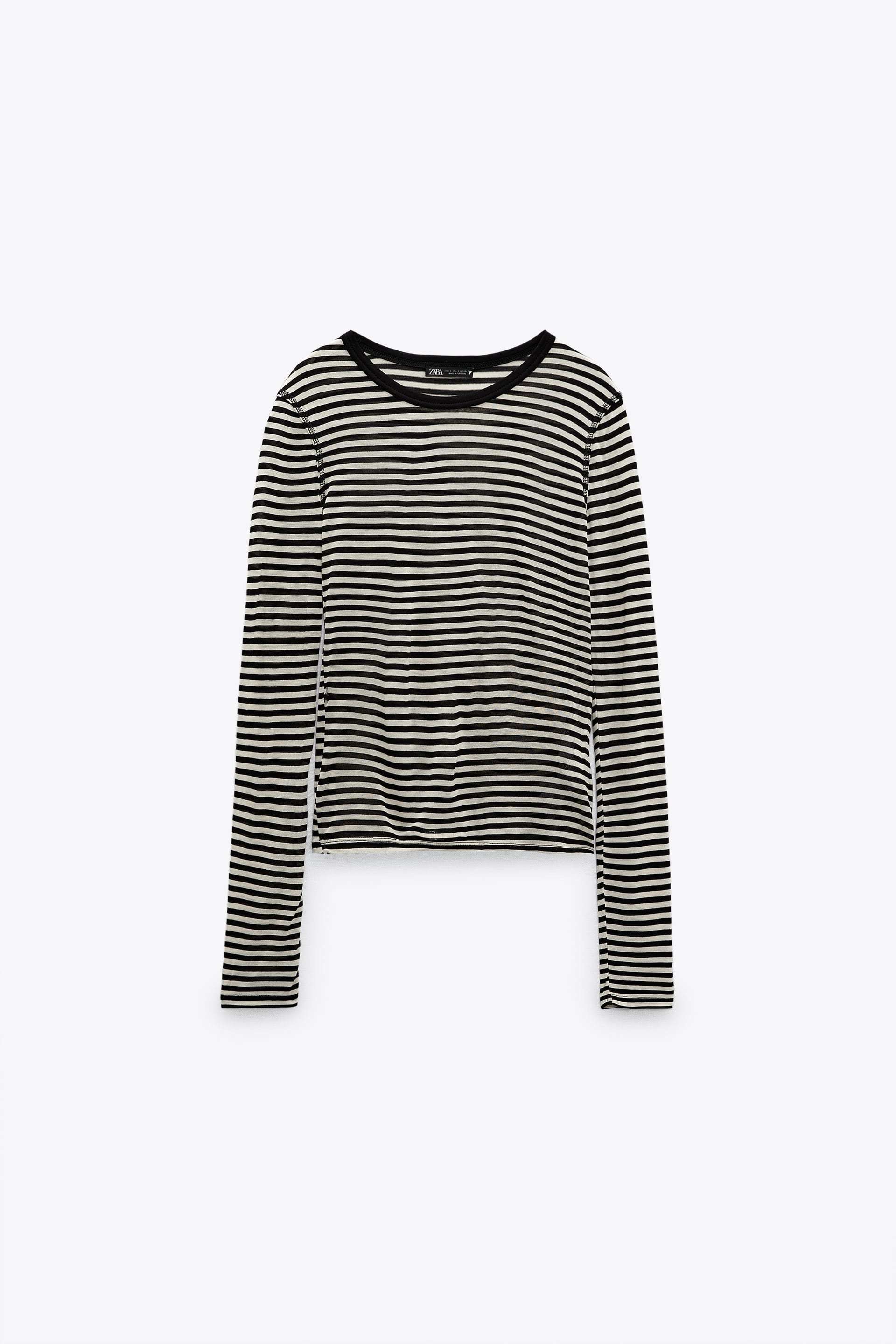 Emular adyacente Regulación Trucos de estilo para llevar la clásica camiseta de rayas que puedes  conseguir en Zara | Telva.com