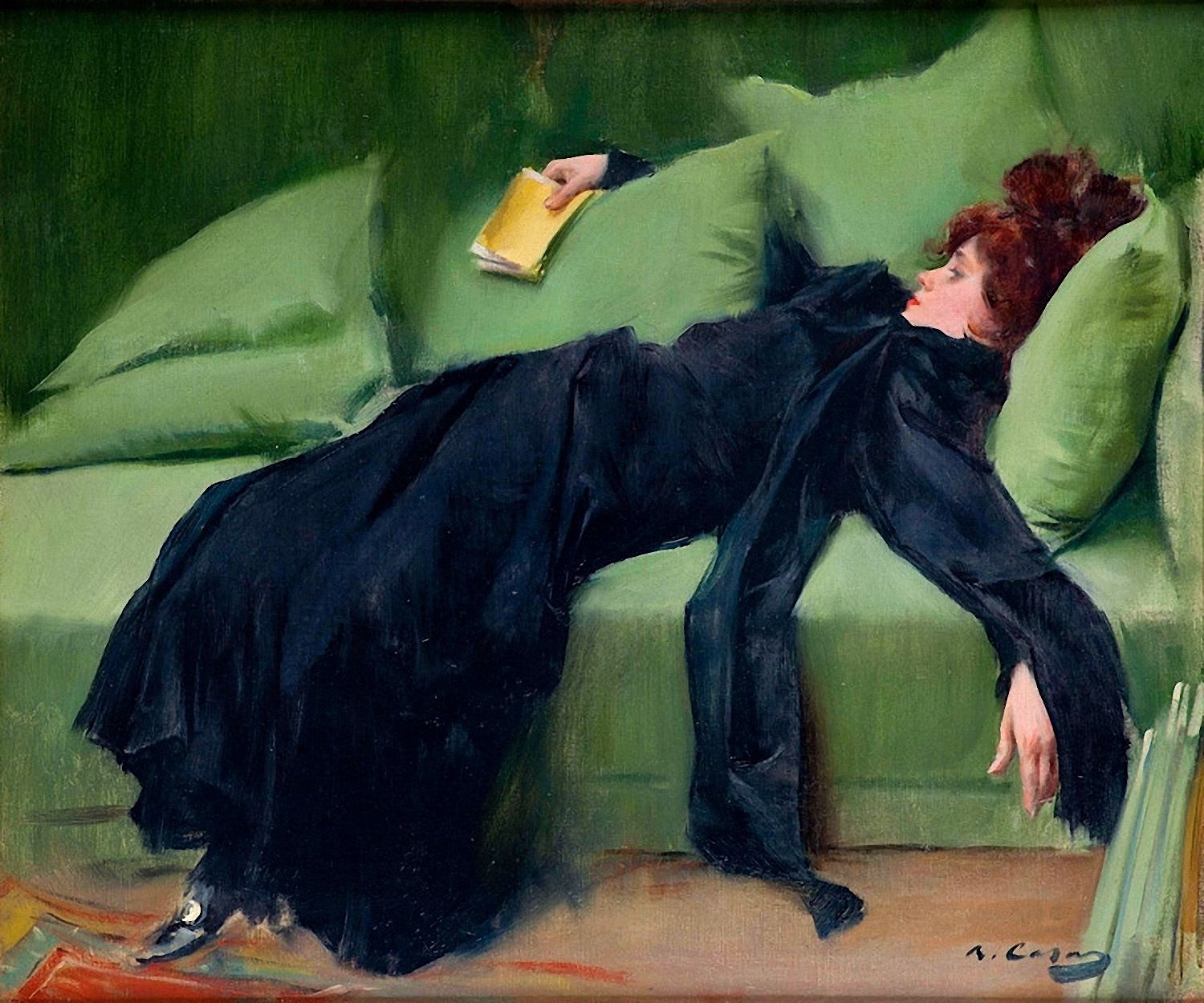 Joven decadente (después del baile), de Ramón Casas