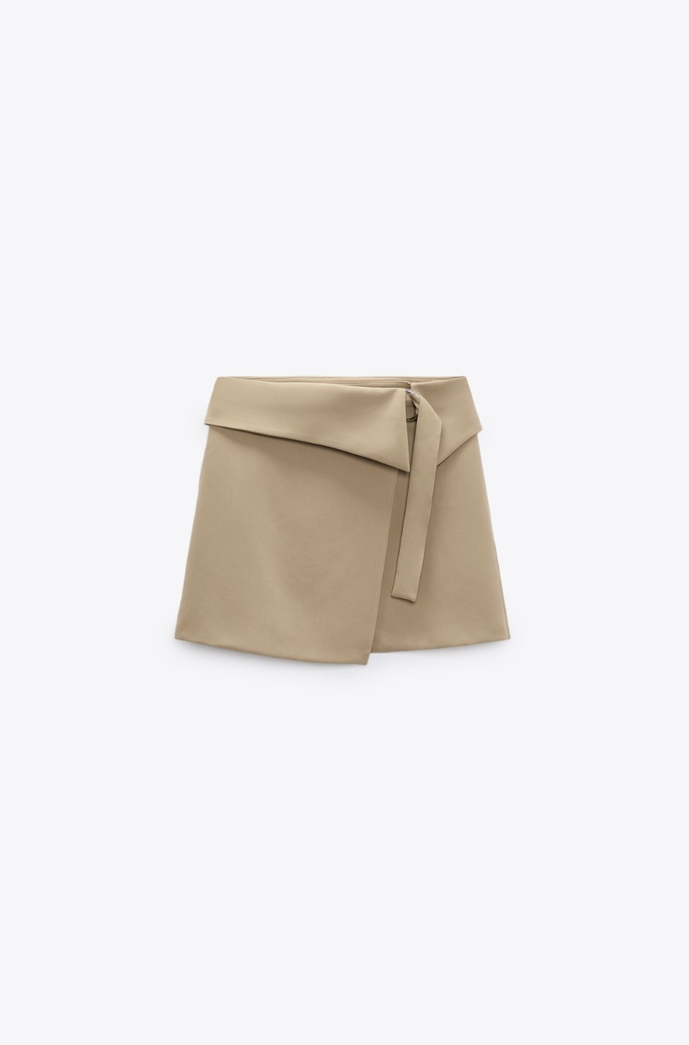 Falda mini cruzada de Zara