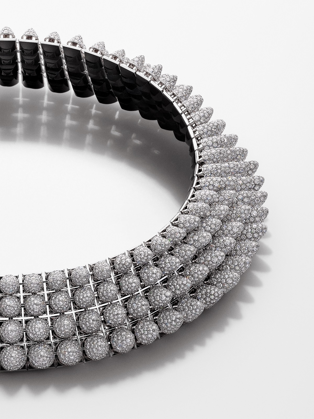 El espectacular choker de diamantes de Cartier elegido por la actriz.