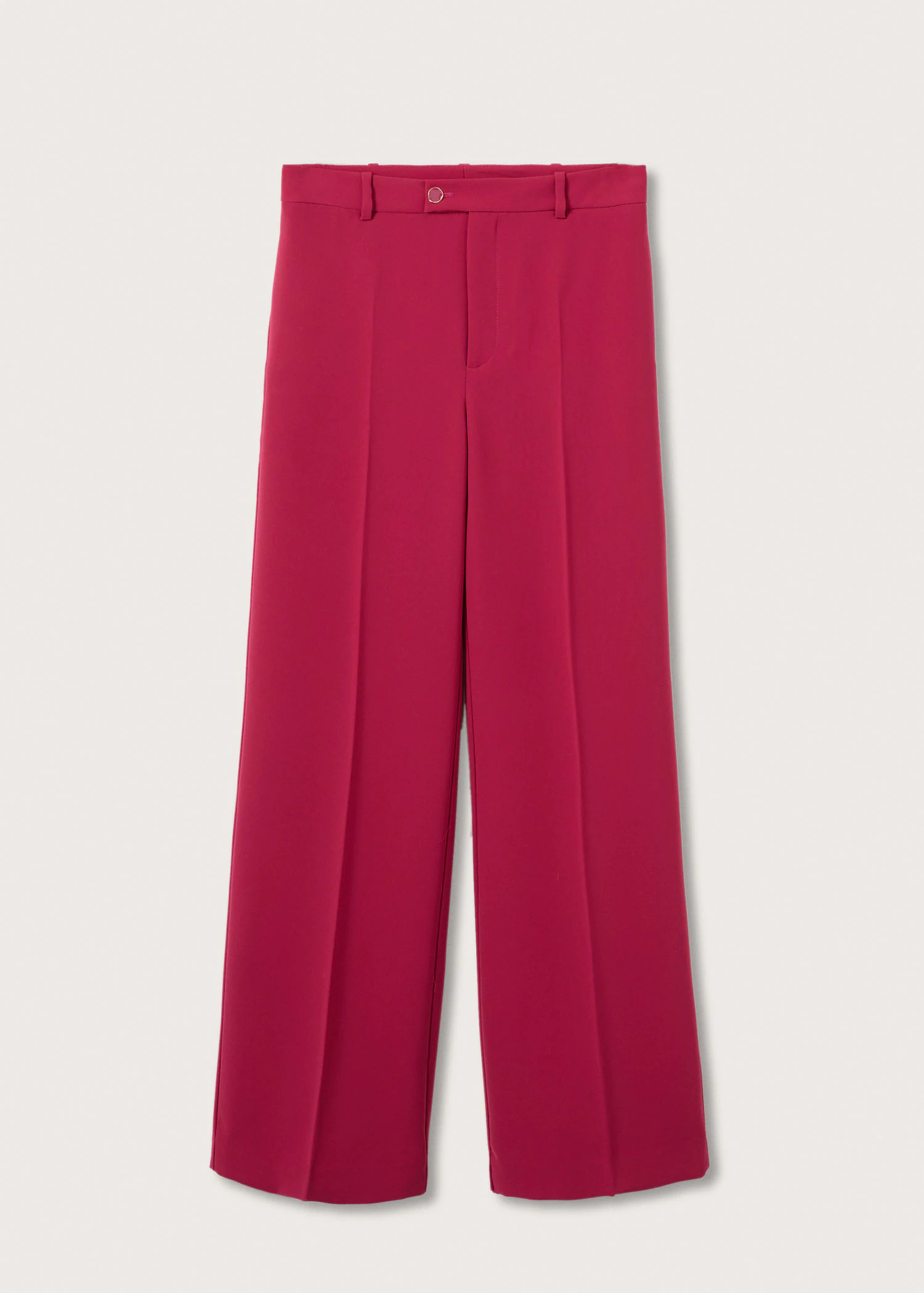 Pantalón color frambuesa, de Mango.