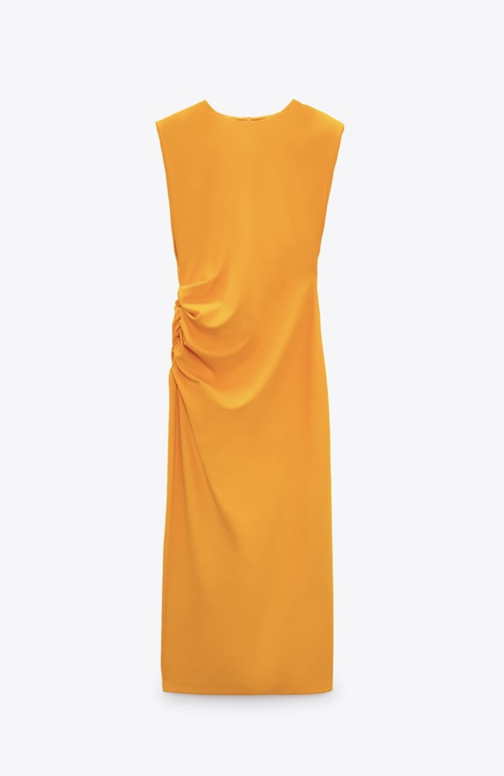 Vestido naranja de Zara