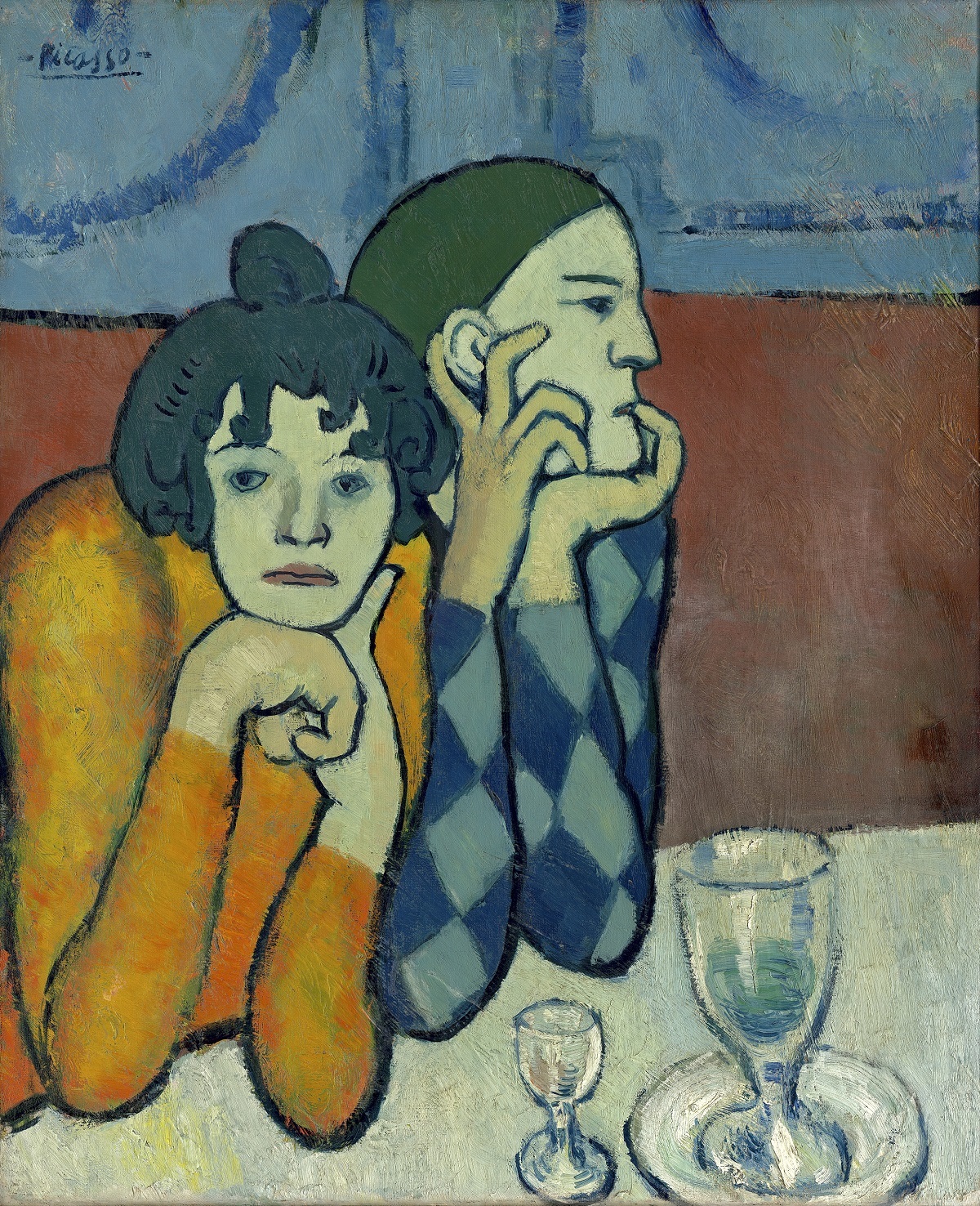 Una de las obras de la exposición, firmada por Picasso.