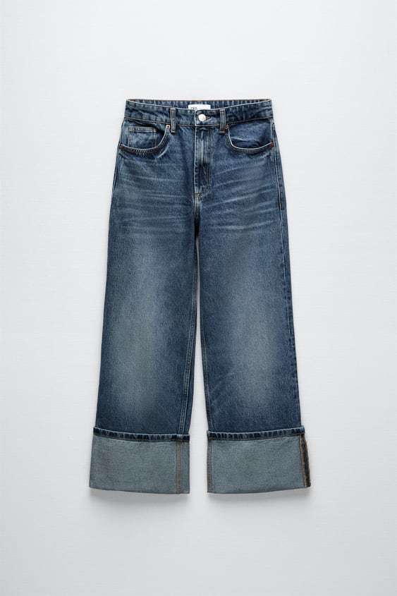 Jeans mid rise loose