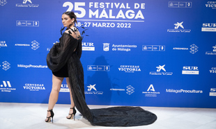 Blanca Surez: el vestido y el maquillaje con el que ha arrasado en el Festival de Mlaga 2022
