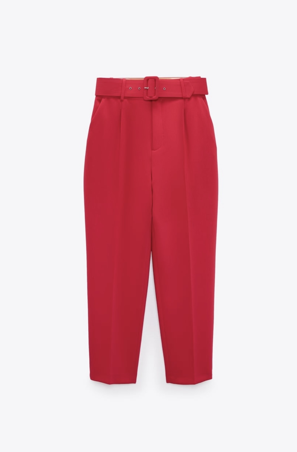 Pantalones con cinturón de Zara