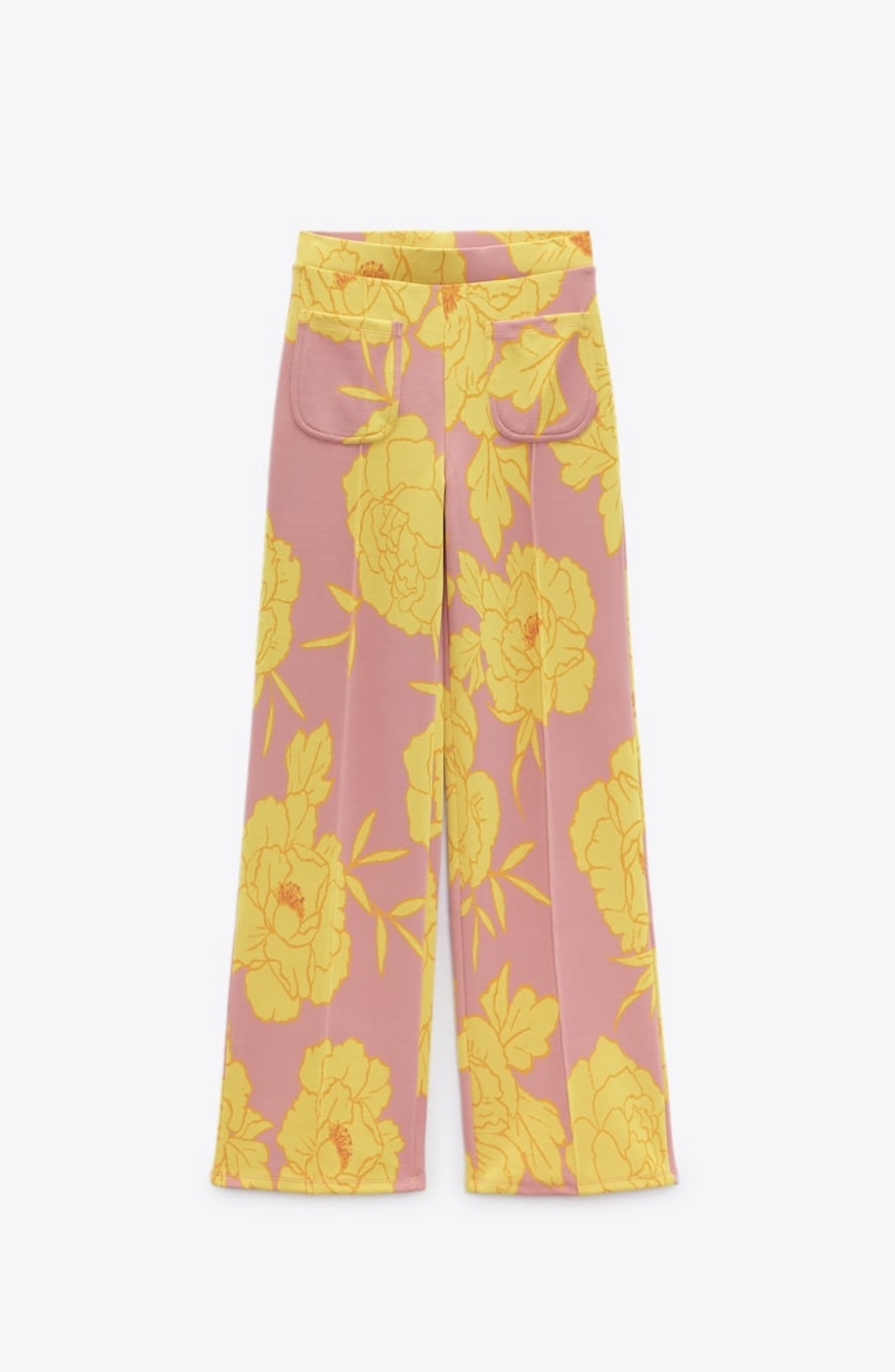 Pantalones de flores de Zara