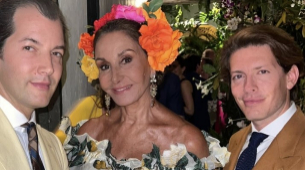 Naty Abascal en la boda de Josef-Emanuel de Liechtenstein y Claudia...