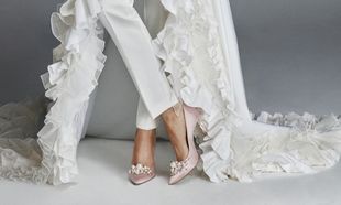 Zapatos bonitos y elegantes para novias clsicas