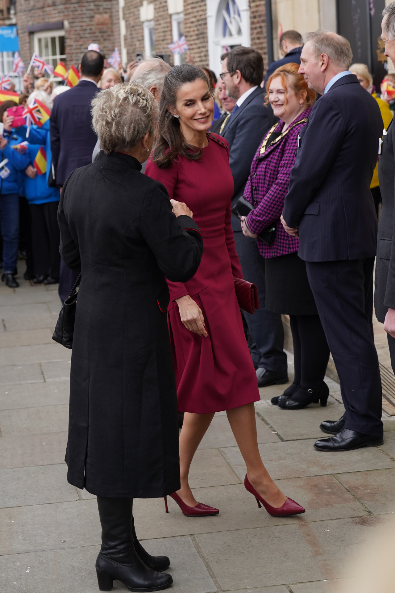 La visita de la reina Letizia en condado de Durham.