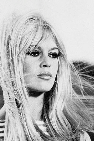 Brigitte Bardot con su melena natural