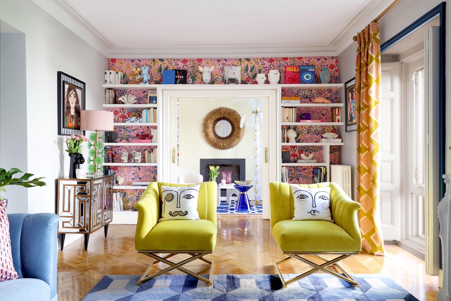 El color y la armonía son claves en la vivienda de Virginia Gasch.