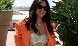 Eva Longoria en Cannes con el pantaln (reciclado) que las estilistas nunca recomiendan