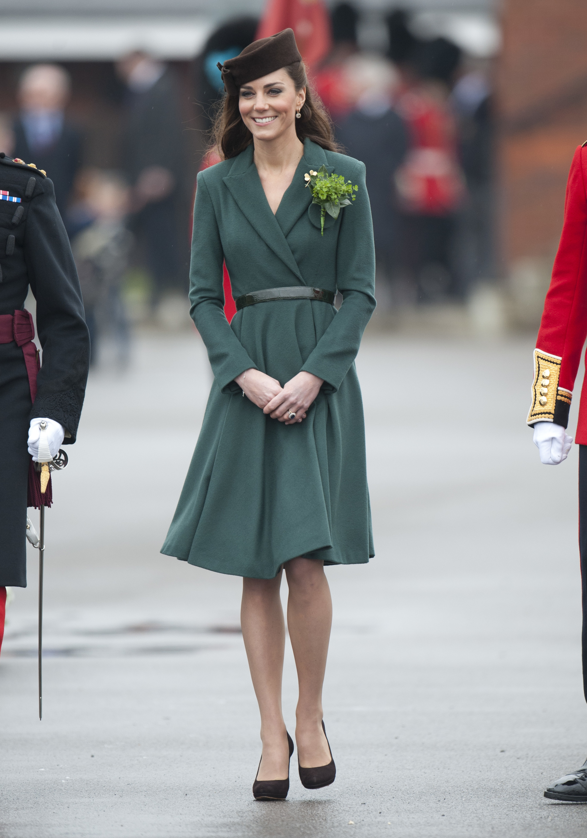 Kate Middleton el día de San Patricio en 2012.