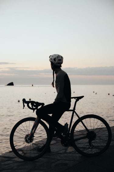 Sentirte bien contigo misma es uno de los beneficios de montar en bici.
