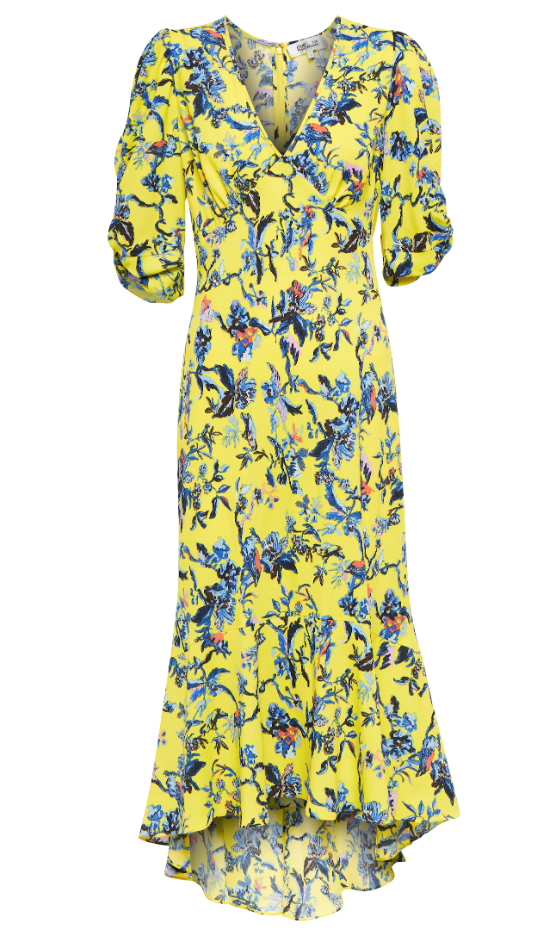 Diane Von Furstenberg printed dress.